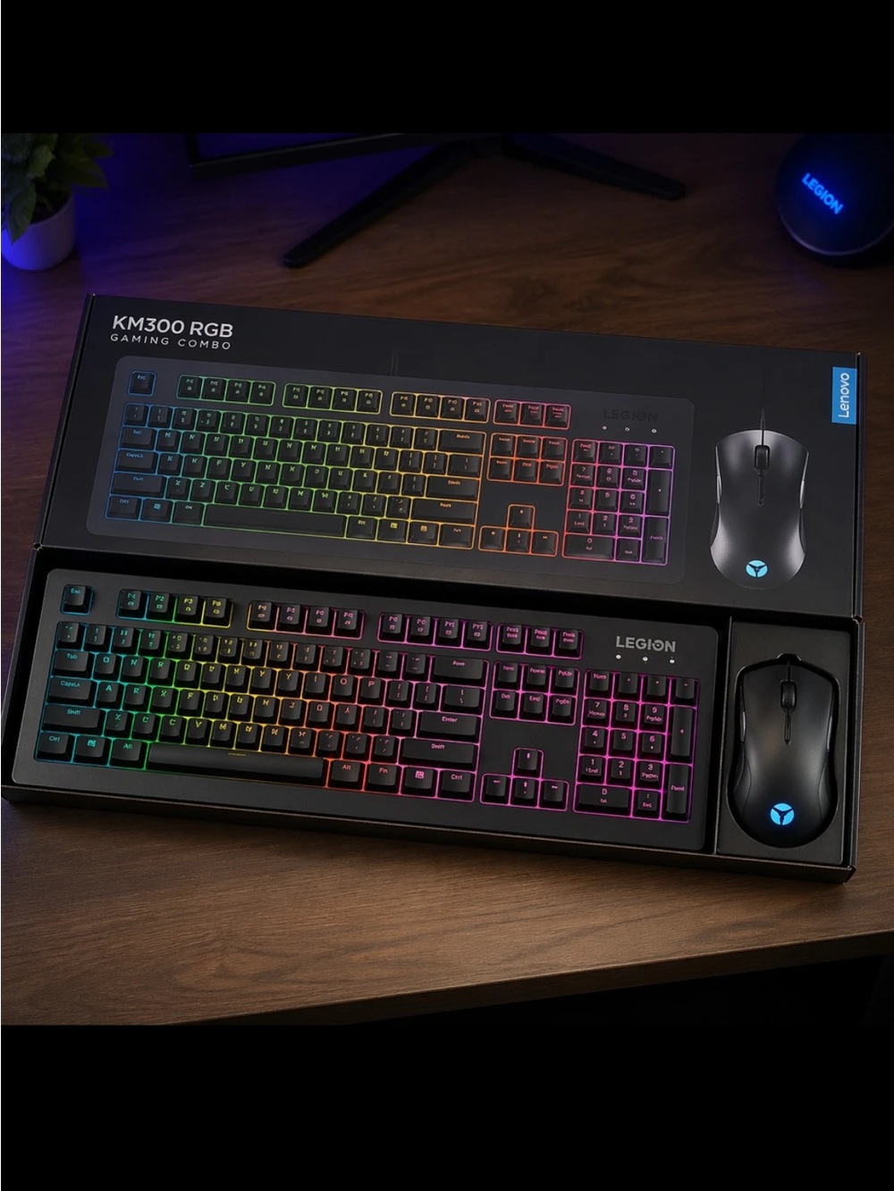 “Host Pick”!! Lenovo Legion  KM300 RGB Gaming Combo Keyboard and Mouse